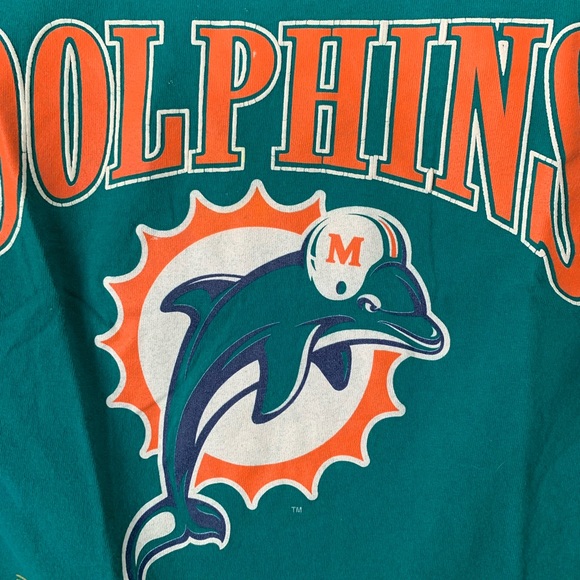 Vintage Kid’s Miami Dolphins Tshirt in Teal - Picture 2 of 6